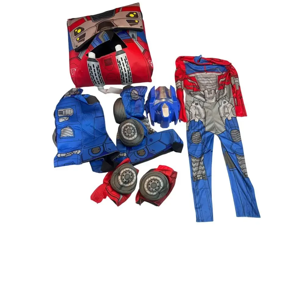 Disguise Transformers Optimus Prime Converting Costume Kids Halloween Size 7/8